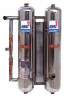 เครื่องกรองน้ำชนิดท่อคู่สเตนเลส ยี่ห้อ อะควอการ์ด รุ่น AG-850